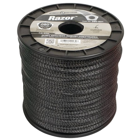 Stens New Razor Trimmer Line For Approximate Length 886 Ft., Color Gray, Diameter 0.080 In. 380-931